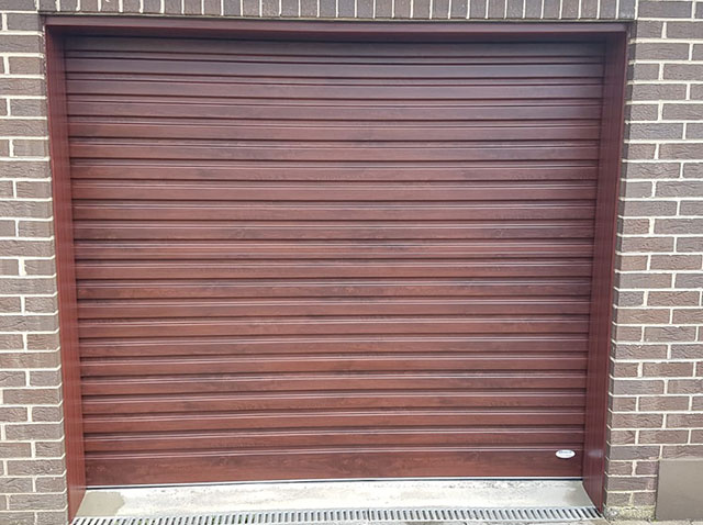 Brown Roller Garage Door